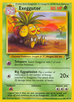 Exeggutor #39 from Base Set 2