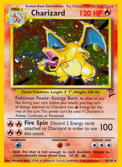 Charizard #4 from Base Set 2