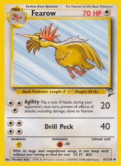 Fearow #41 from Base Set 2