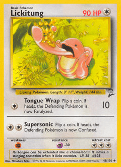 Lickitung #48 from Base Set 2