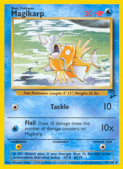 Magikarp #50 from Base Set 2