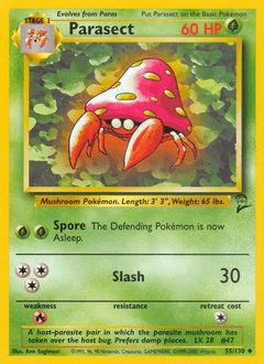 Parasect #55 from Base Set 2