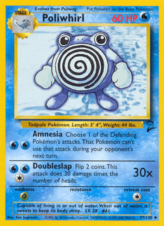 Poliwhirl #57 from Base Set 2