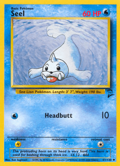 Seel #61 from Base Set 2