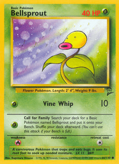Bellsprout #66 from Base Set 2
