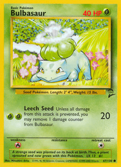 Bulbasaur #67 from Base Set 2