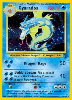 Gyarados #7 from Base Set 2