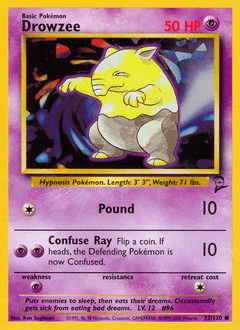 Drowzee #73 from Base Set 2