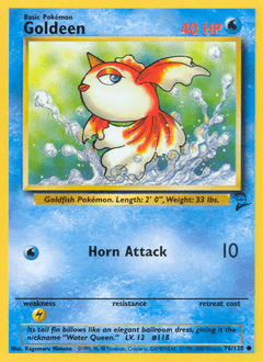 Goldeen #76 from Base Set 2