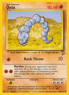 Onix #84 from Base Set 2