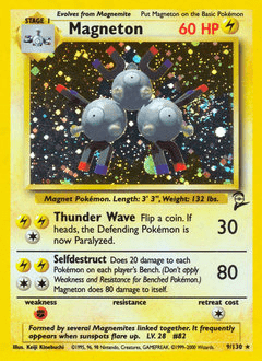 Magneton #9 from Base Set 2