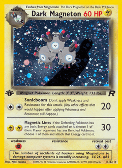 Dark Magneton #11 from Team Rocket