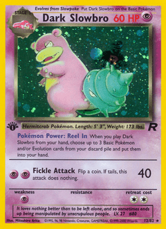 Dark Slowbro #12 from Team Rocket