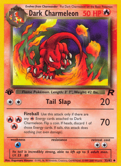 Dark Charmeleon #32 from Team Rocket