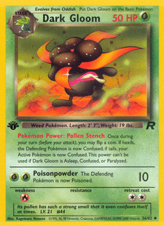 Dark Gloom #36 from Team Rocket