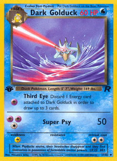 Dark Golduck #37 from Team Rocket