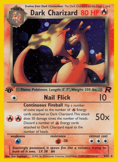 Dark Charizard #4 from Team Rocket