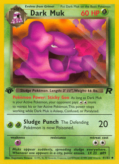 Dark Muk #41 from Team Rocket