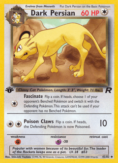 Dark Persian #42 from Team Rocket