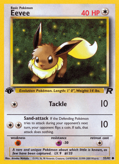 Eevee #55 from Team Rocket