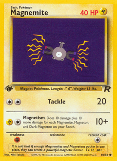 Magnemite #60 from Team Rocket