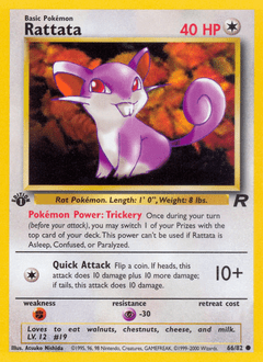 Rattata #66 from Team Rocket