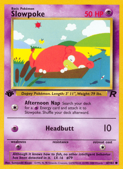 Slowpoke #67 from Team Rocket
