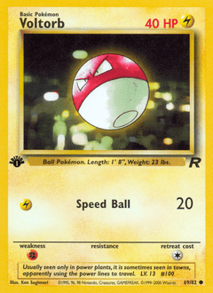 Voltorb #69 from Team Rocket