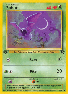 Zubat #70 from Team Rocket