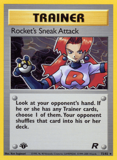 Rocket's Sneak Attack #72 from Team Rocket