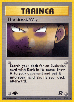 The Boss's Way #73 from Team Rocket