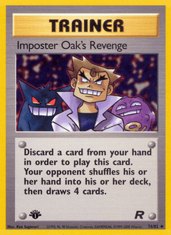 Imposter Oak's Revenge #76 from Team Rocket