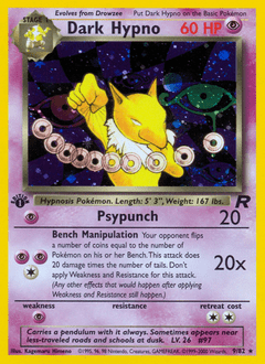Dark Hypno #9 from Team Rocket