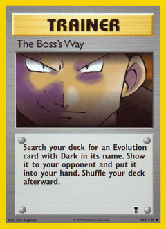 The Boss's Way #105 from Legendary Collection