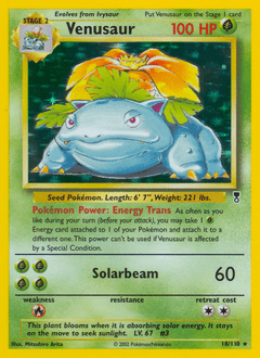 Venusaur #18 from Legendary Collection