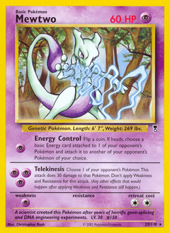 Mewtwo #29 from Legendary Collection