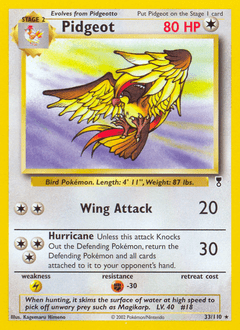 Pidgeot #33 from Legendary Collection