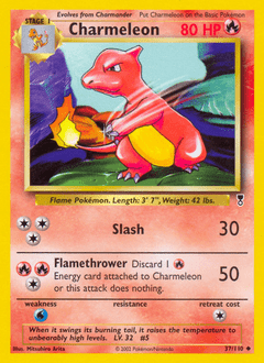 Charmeleon #37 from Legendary Collection