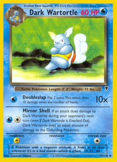 Dark Wartortle #39 from Legendary Collection