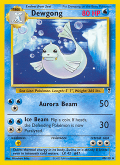 Dewgong #40 from Legendary Collection