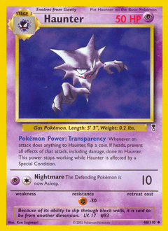 Haunter #46 from Legendary Collection