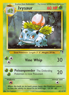 Ivysaur #47 from Legendary Collection