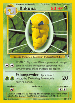 Kakuna #50 from Legendary Collection