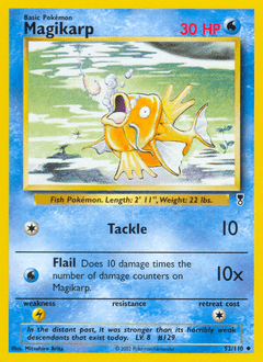 Magikarp #52 from Legendary Collection