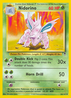 Nidorino #56 from Legendary Collection