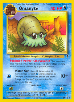 Omanyte #57 from Legendary Collection