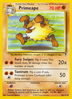 Primeape #59 from Legendary Collection