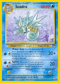 Seadra #63 from Legendary Collection