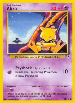 Abra #67 from Legendary Collection
