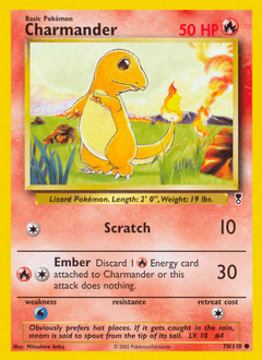 Charmander #70 from Legendary Collection